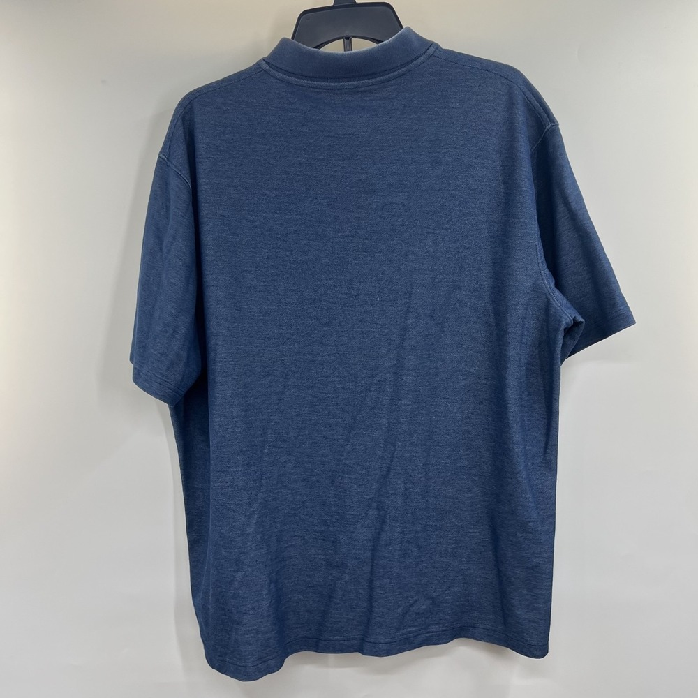 Carhartt Loose Fit Pocket Polo Shirt Mens L Heathered Blue Short Sleeve K570 EUC - Picture 6 of 9
